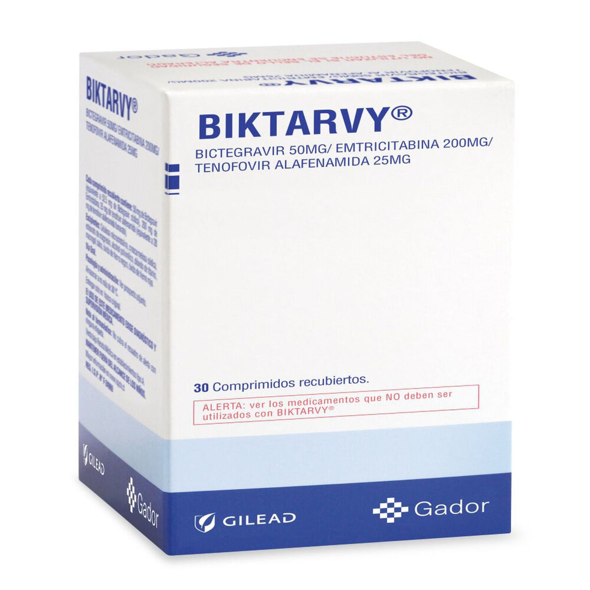 Biktarvy Caja 30 Comprimidos Recubiertos