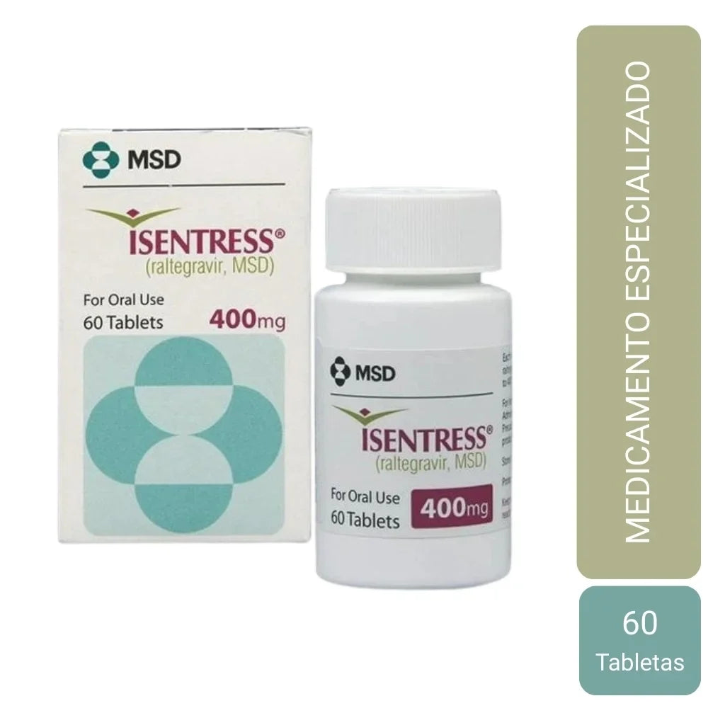 Isentress 400 mg x 60 Comprimidos Recubiertos